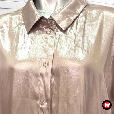 **HOY** Camisa plateada COSTES Talla XXL