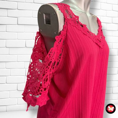 **HOY** Blusa con encaje Talla L (grande)
