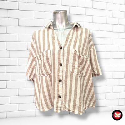 **HOY** Camisa de rayas PAGEONE Talla 38