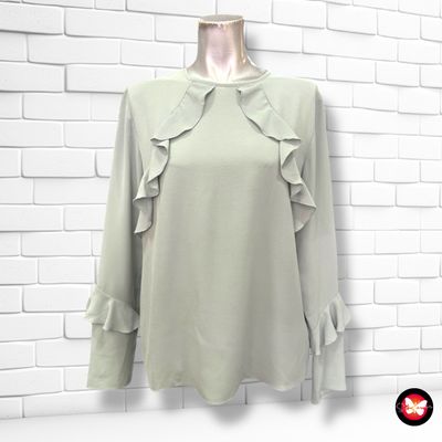 **HOY** Blusa con volantes SFERA Talla S