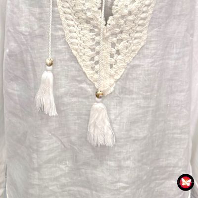 **HOY** Blusa de lino ZARA Talla L