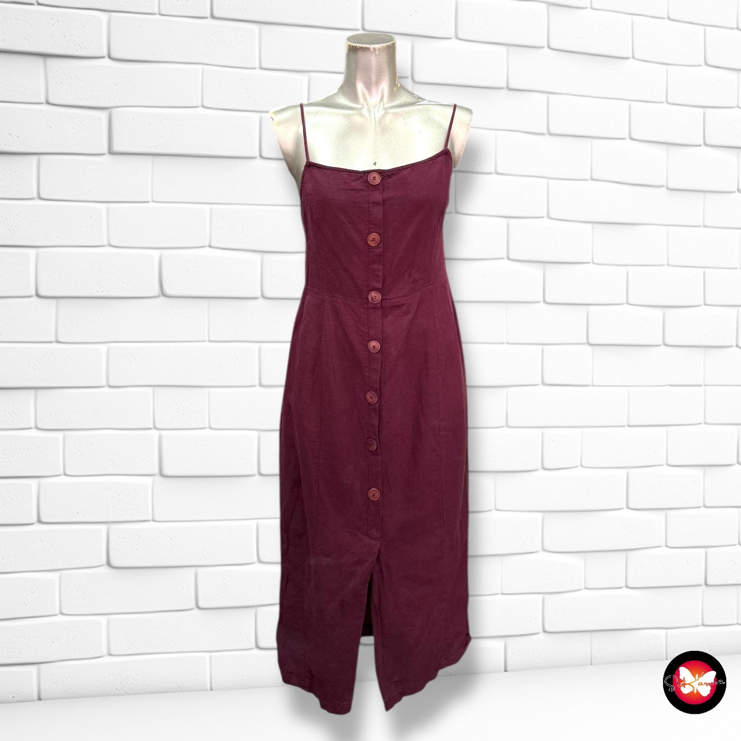 Vestido con espalda abierta ZARA Talla S