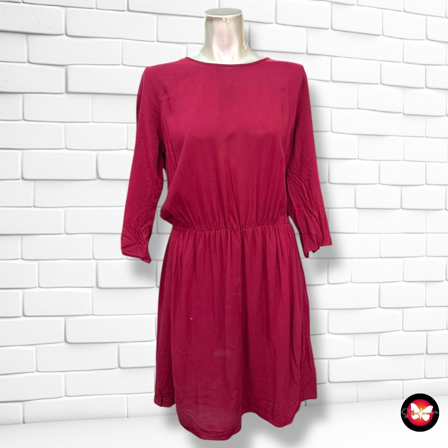 Vestido de media manga DIVIDED Talla 40