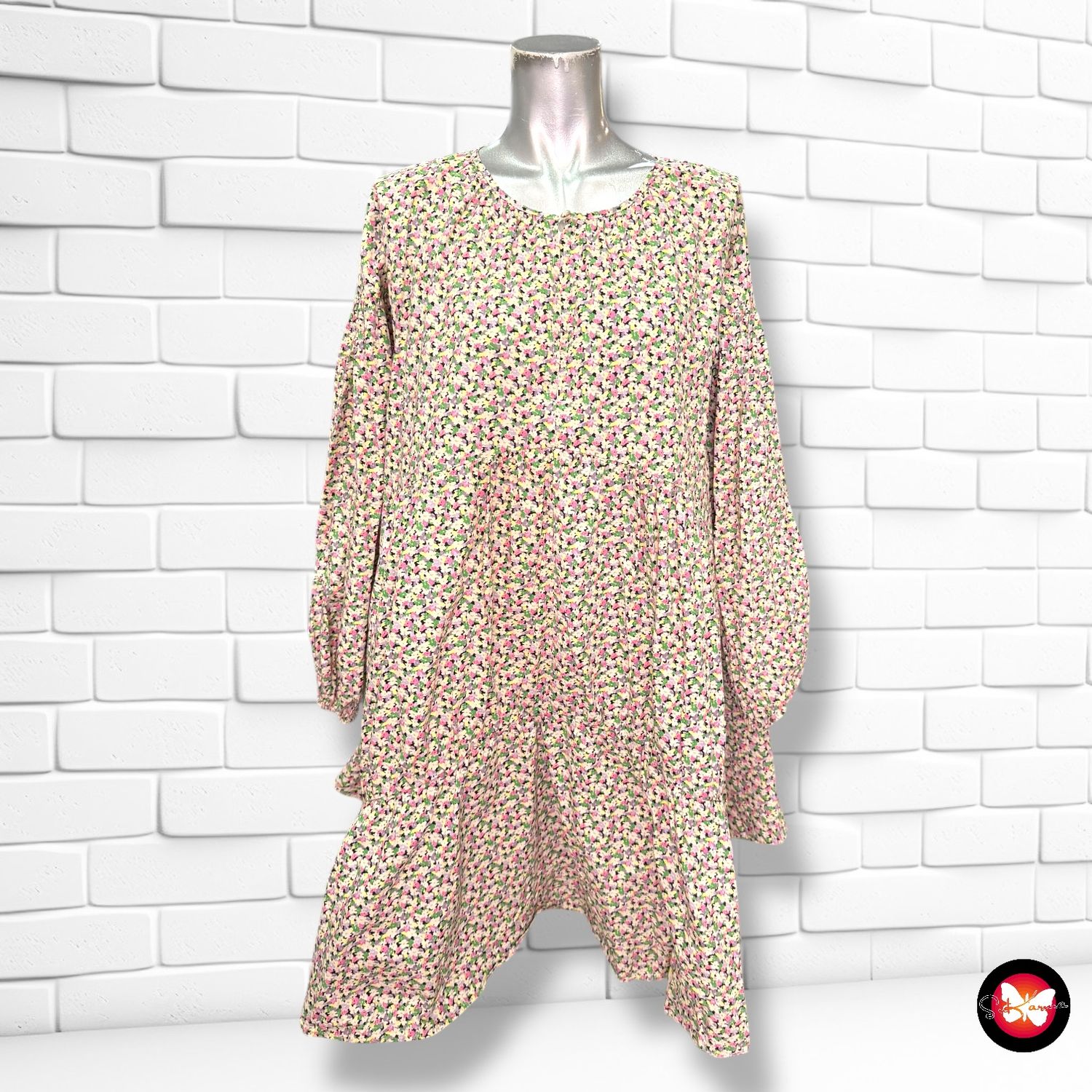 Vestido de manga larga H&amp;M Talla M (muy grande)