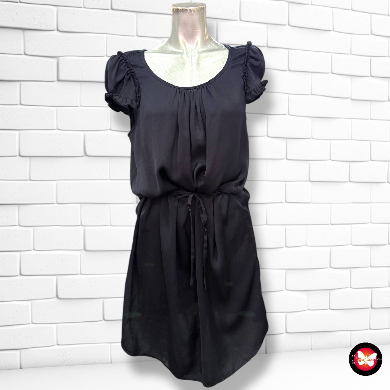 Vestido con cinturón ZARA Talla S
