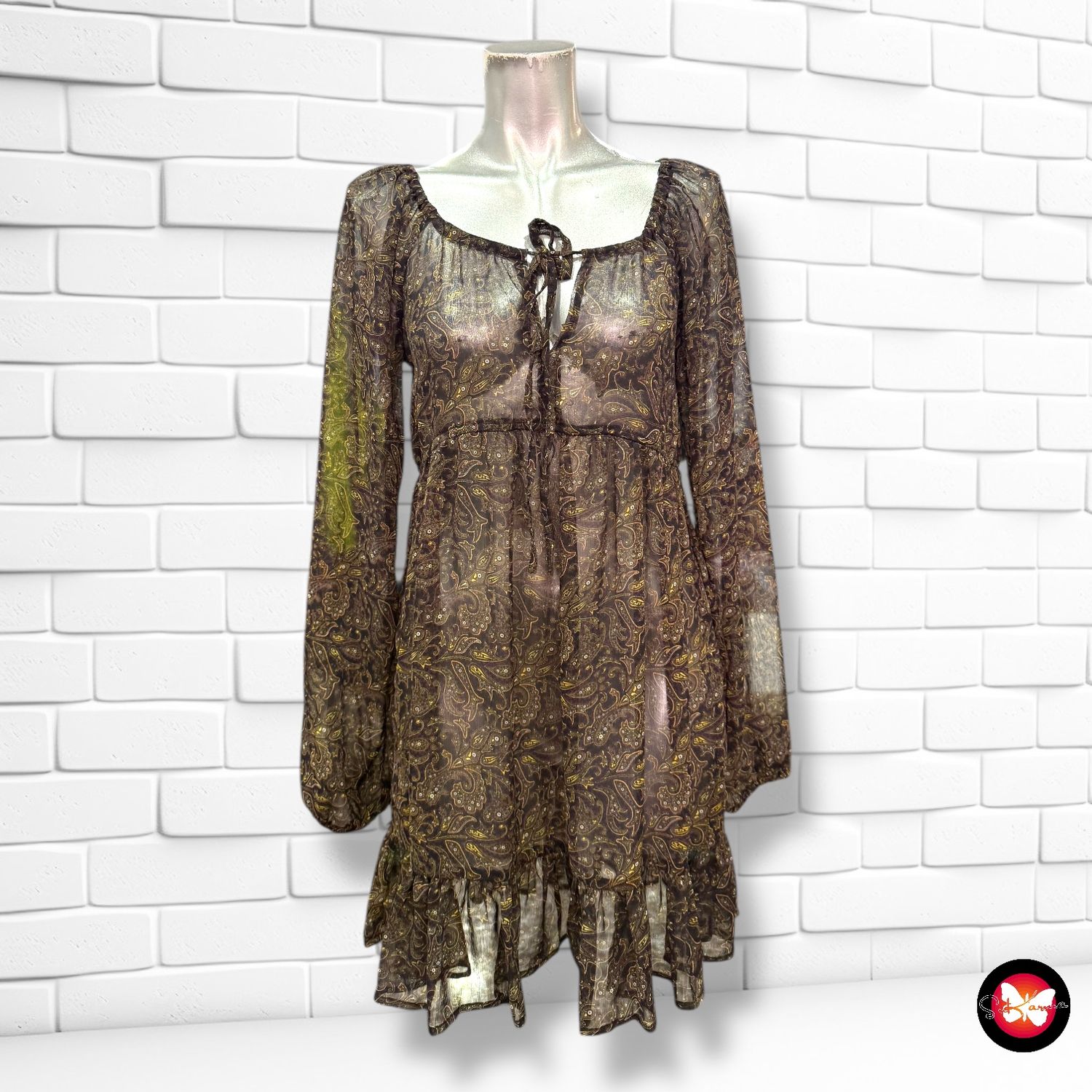 Vestido translúcido AMISU Talla XS