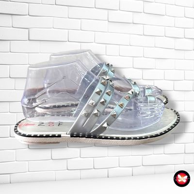 **HOY** Sandalias de goma con tachas T39