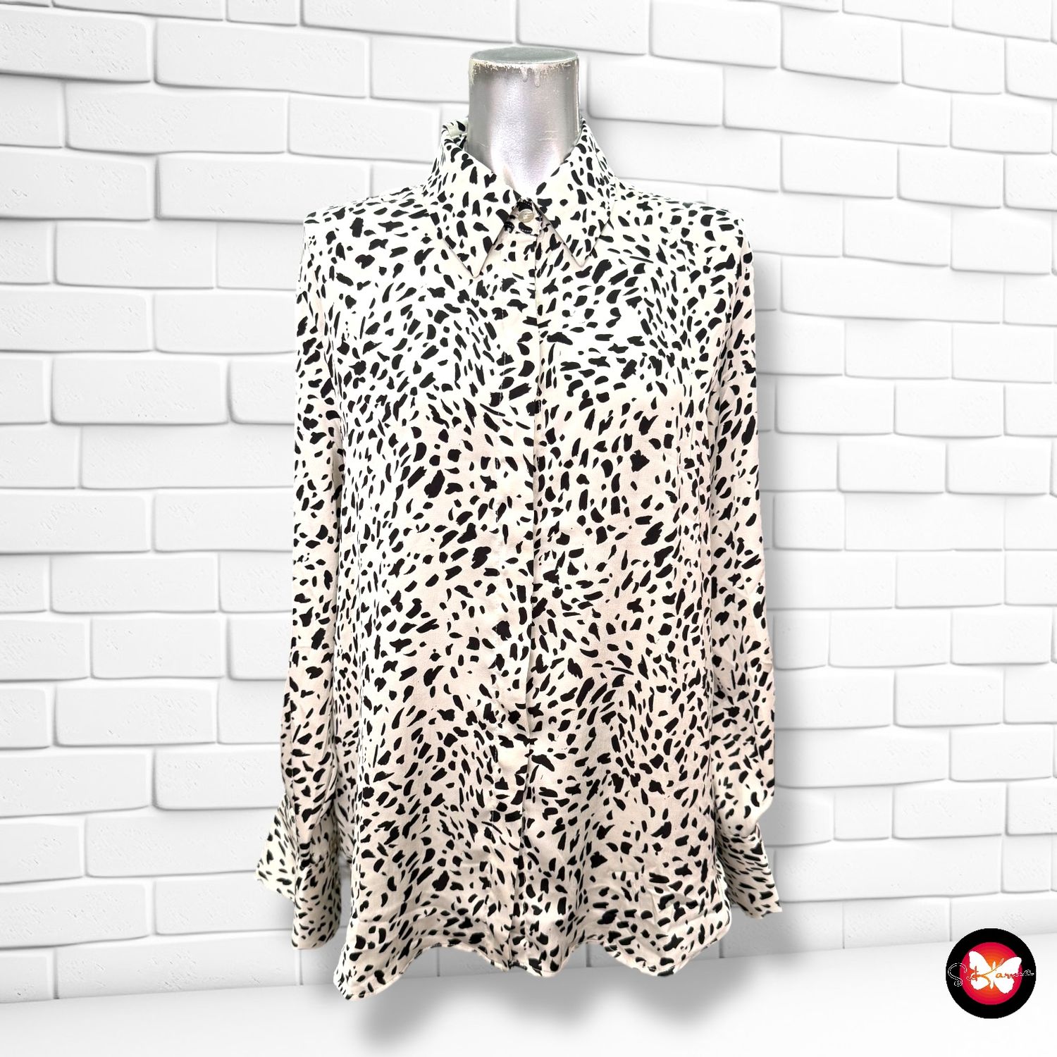 Camisa satinada MANGO Talla M