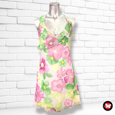 **HOY** Vestido con estampado BERSHKA Talla L
