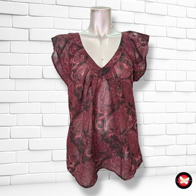 **HOY** Blusa traslúcida con estampado ONLY Talla 36