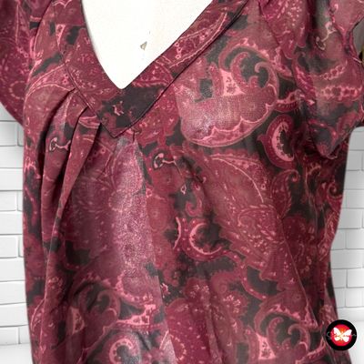 **HOY** Blusa traslúcida con estampado ONLY Talla 36