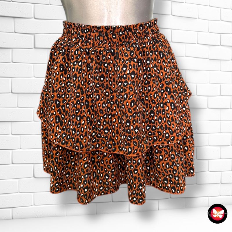 **HOY** Falda con estampado animal print COSTES Talla S