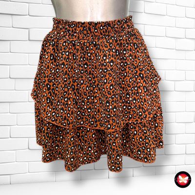 **HOY** Falda con estampado animal print COSTES Talla S