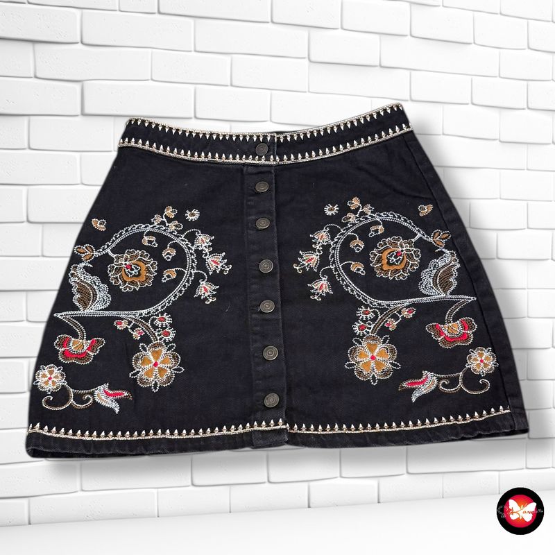 **HOY** Falda con bordados DENIM&amp;CO Talla 38