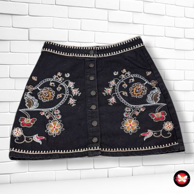 **HOY** Falda con bordados DENIM&amp;CO Talla 38
