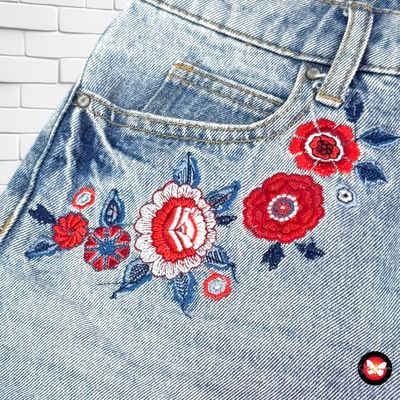 **HOY** Short vaquero con bordados DENIM&amp;CO Talla 36