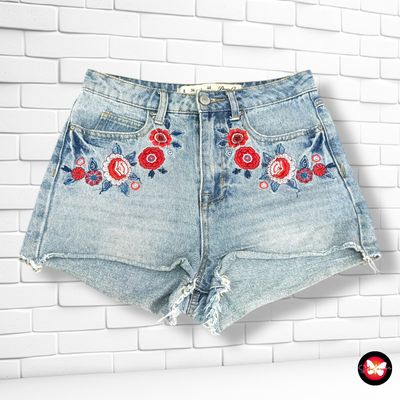 **HOY** Short vaquero con bordados DENIM&amp;CO Talla 36