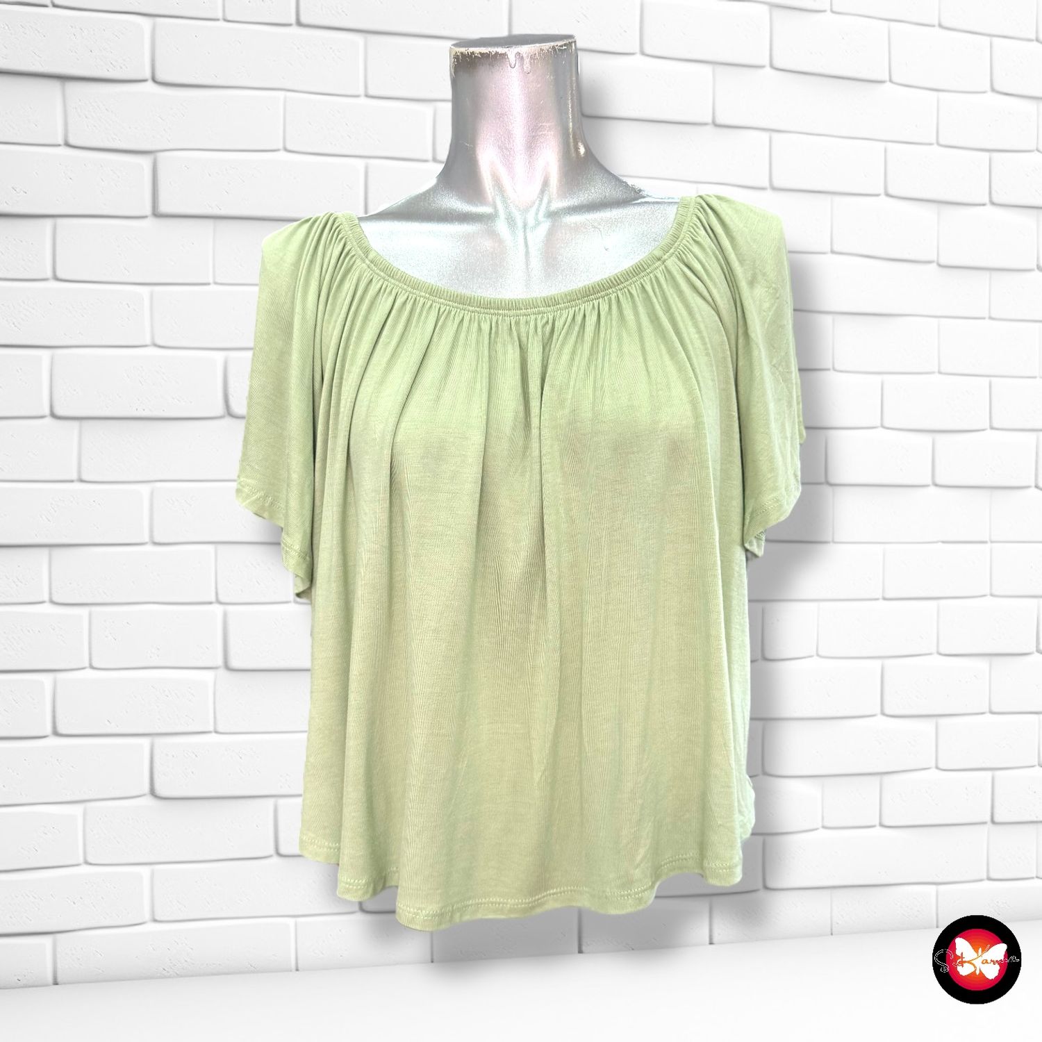 Camiseta con cuello de barco GEORGE Talla S