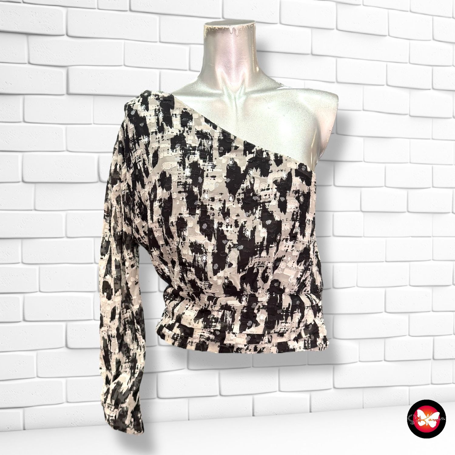 Blusa asimétrica MANGO Talla M
