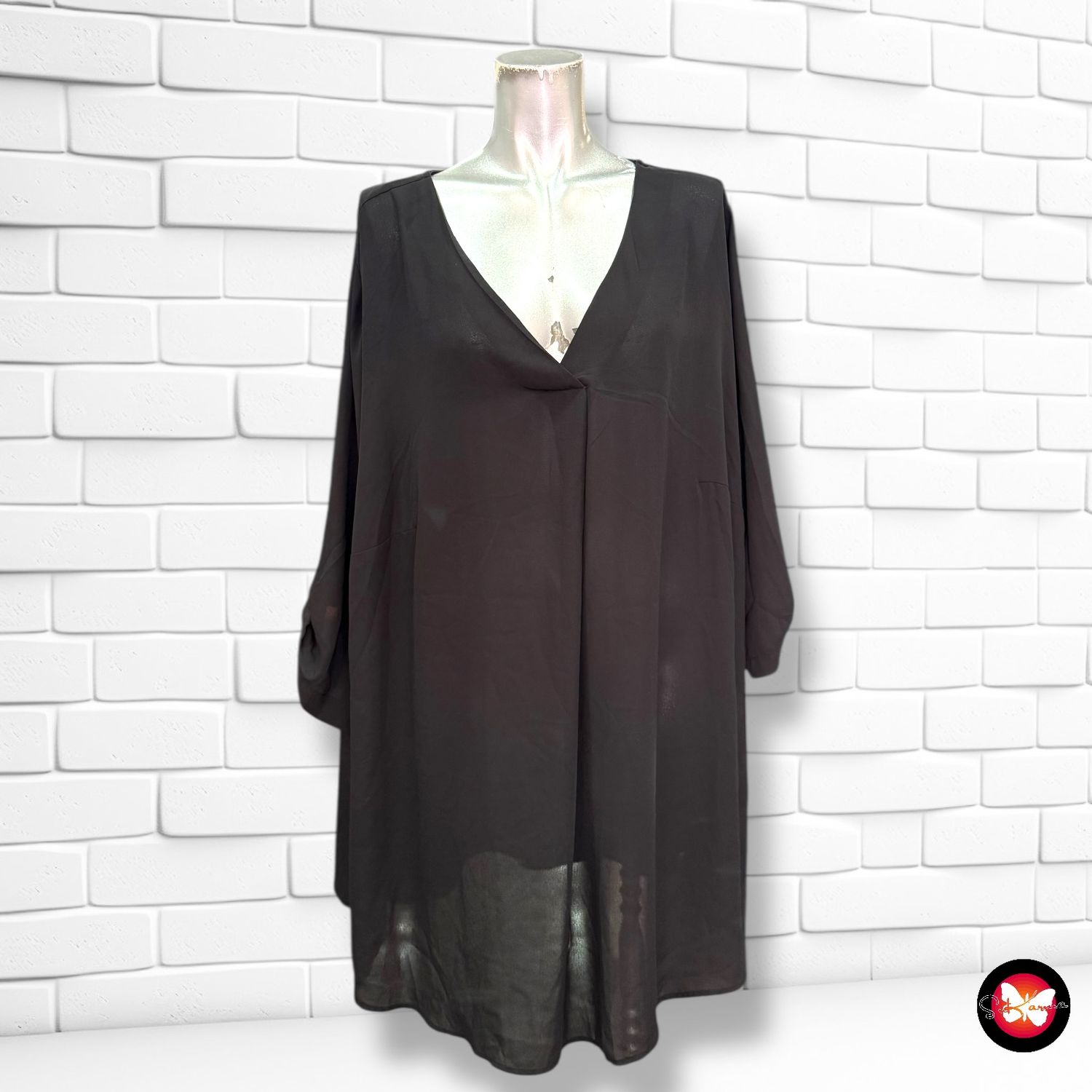 **HOY** Blusa básica de media manga C&amp;A Talla 3XL