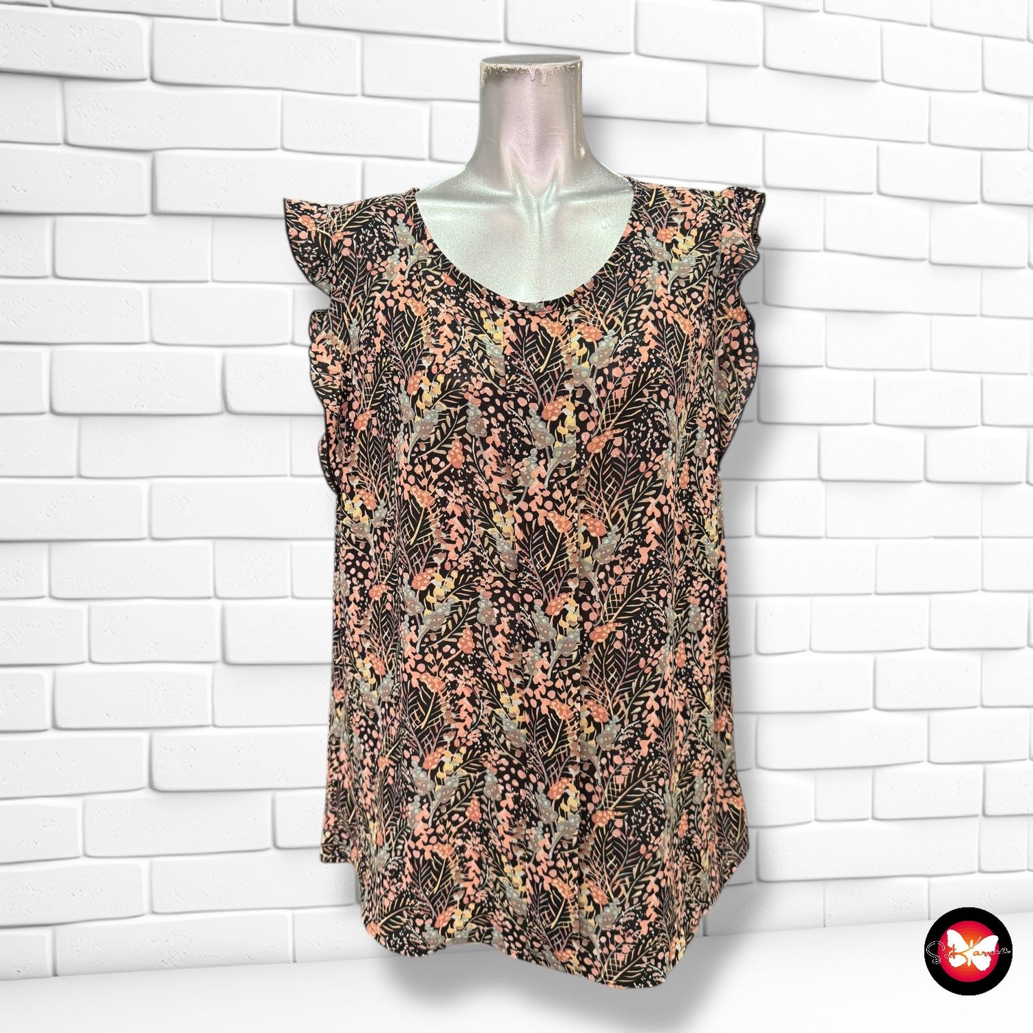 Blusa con estampado GREISHA Talla 44