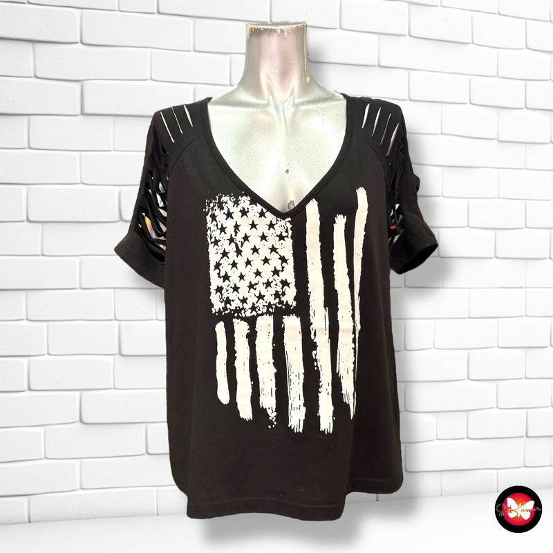 **HOY** Camiseta con cortes SHEIN Talla L