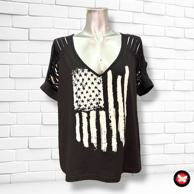 **HOY** Camiseta con cortes SHEIN Talla L