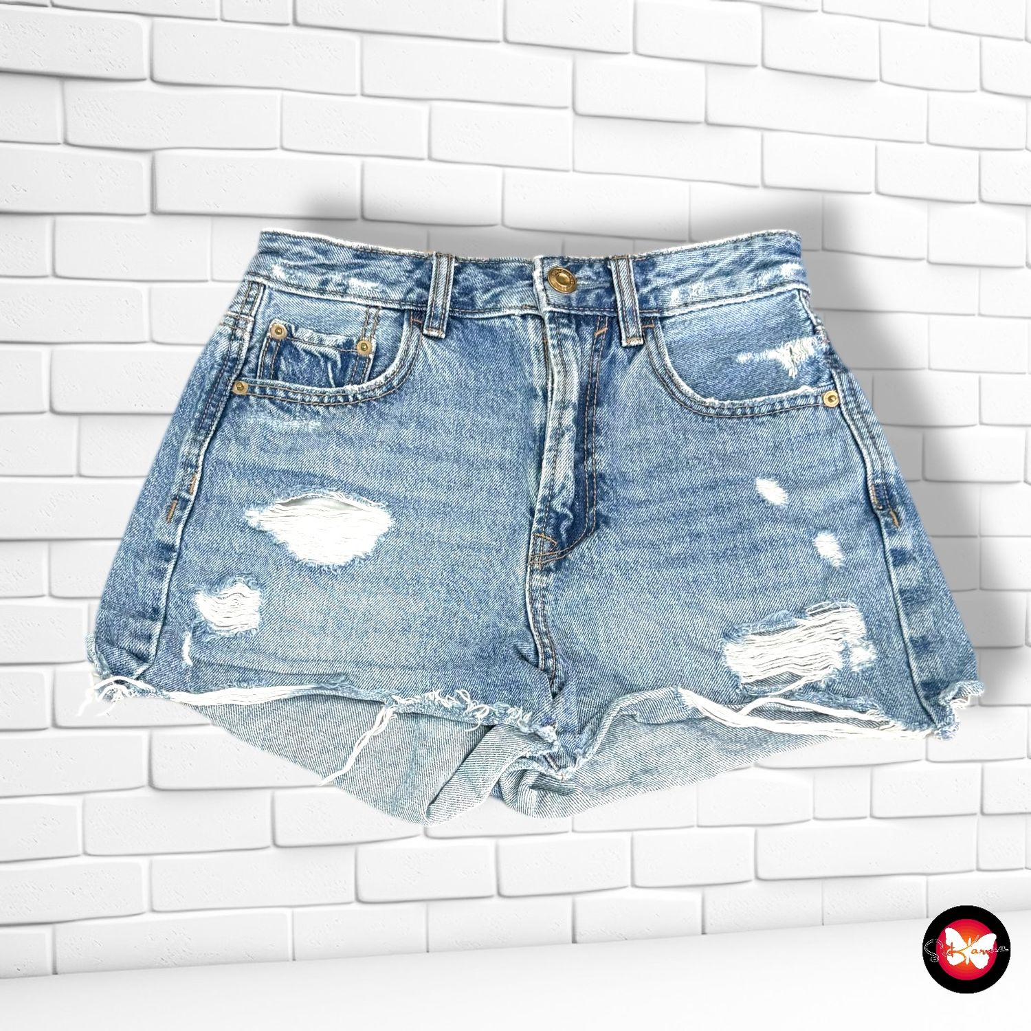 Short vaquero STRADIVARIUS Talla 32