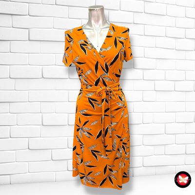 **HOY** Vestido cruzado con estampado MANGO Talla S