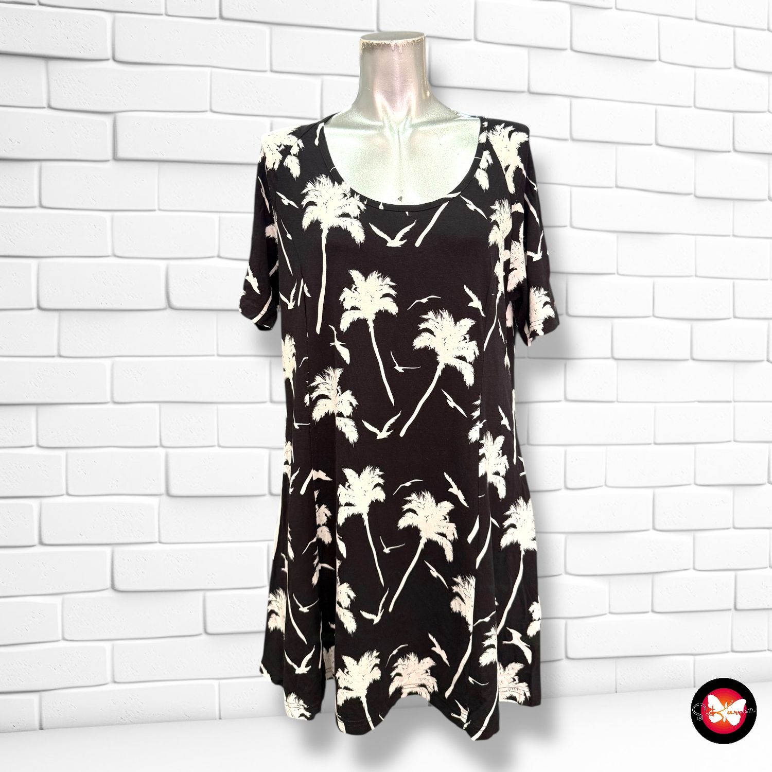 Vestido con estampado MSMODE Talla M