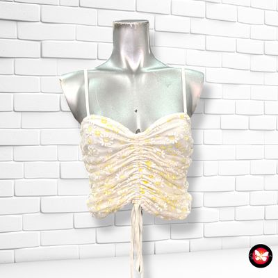 **HOY** Blusa cropped con drapeado ZARA Talla M (pequeña)