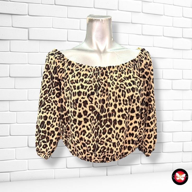 **HOY** Blusa cropped animal print COOLCAT Talla S