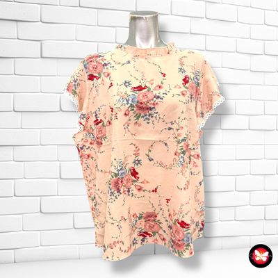 **HOY** Blusa con estampado SHEIN Talla XL