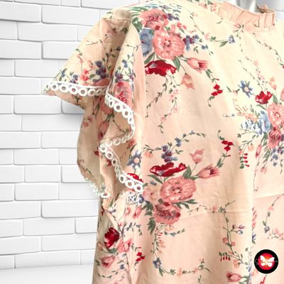 **HOY** Blusa con estampado SHEIN Talla XL
