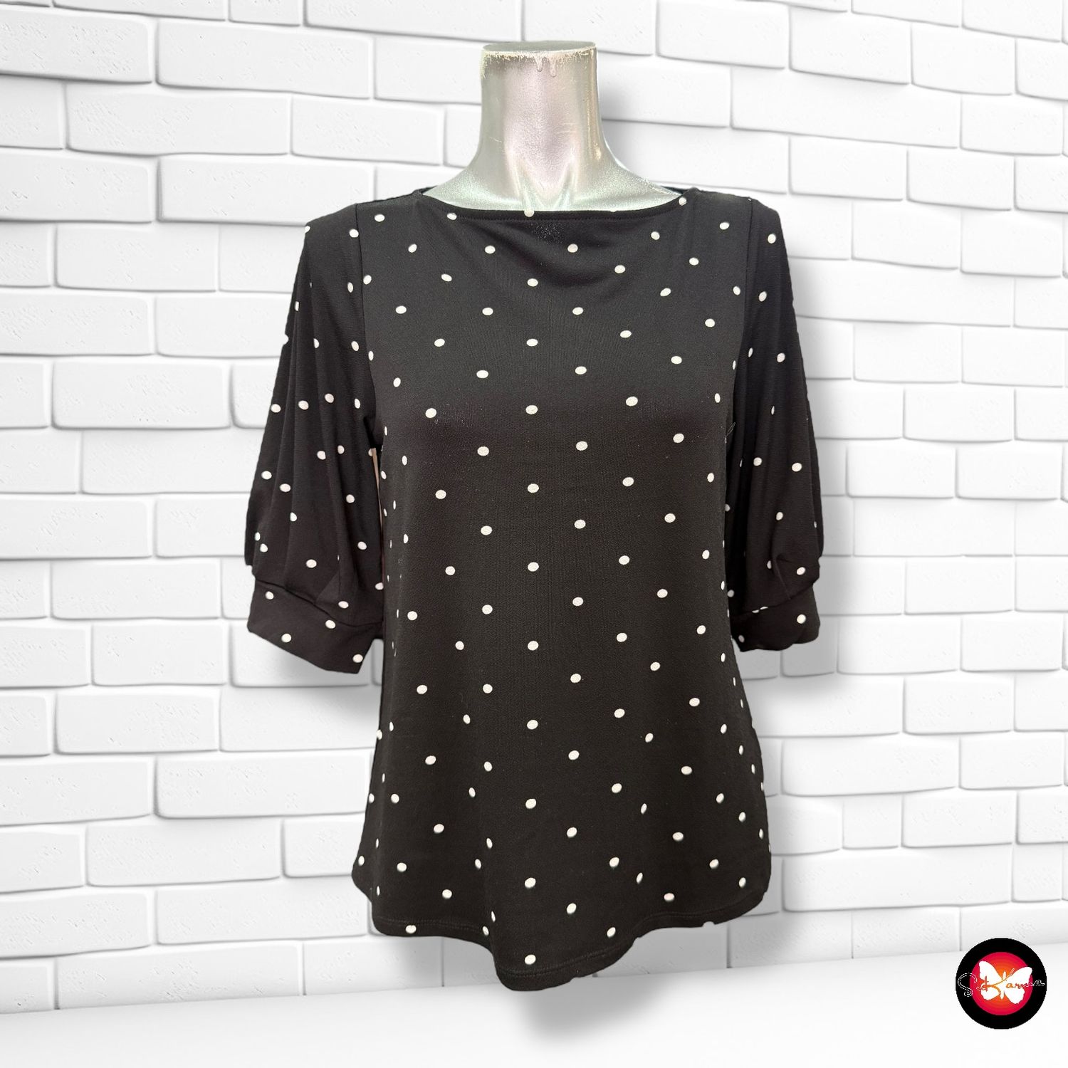 **HOY** Blusa con lunares H&amp;M Talla XS