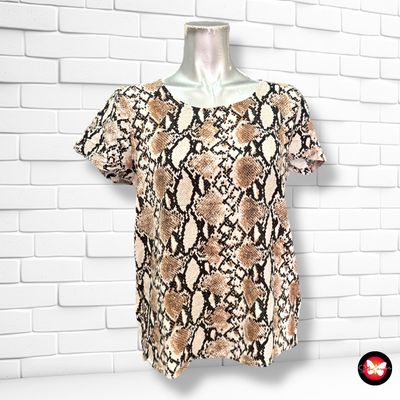 **HOY** Blusa con estampado animal print ONLY Talla 38