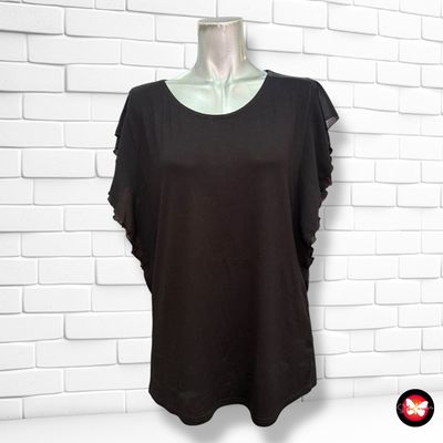 **HOY** Blusa de manga corta de volantes BODYFLIRT Talla 36/38 (grande)
