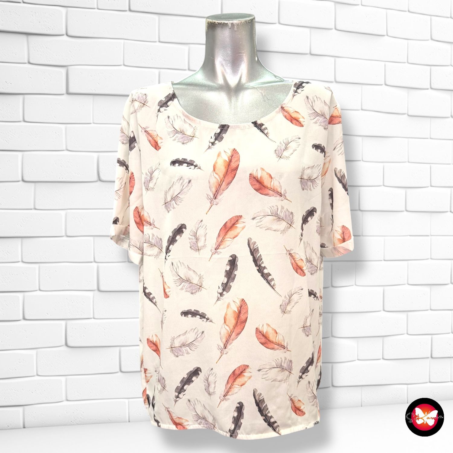 **HOY** Blusa con estampado CATWALK Talla M