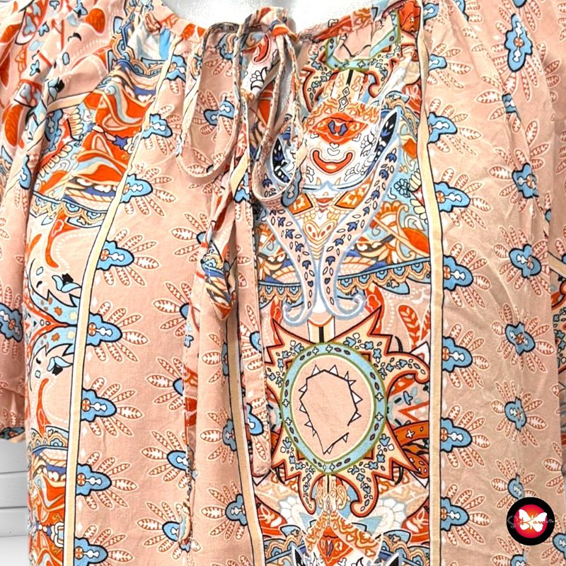 Blusa con estampado SHEIN Talla L
