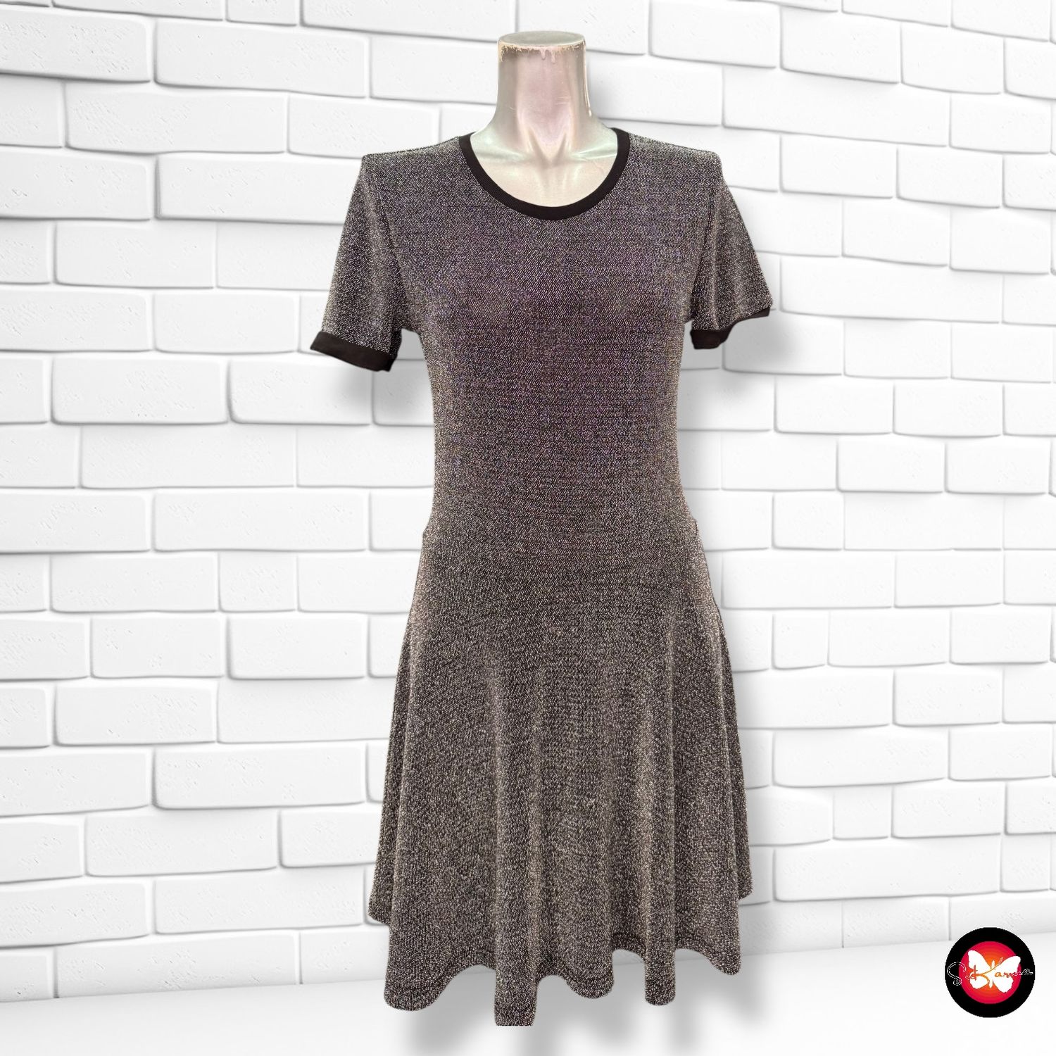 **HOY** Vestido de noche con lurex FRANKIE&amp;LIBERTY Talla 16 años