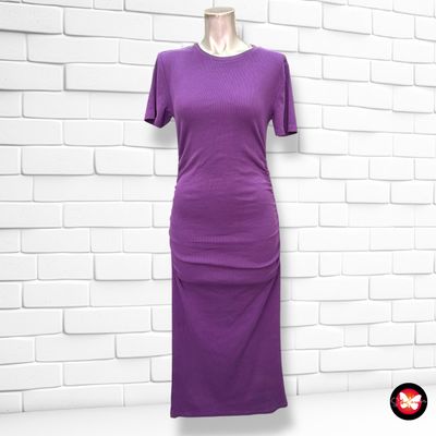 **HOY** Vestido midi canalé ZARA Talla L (pequeña)
