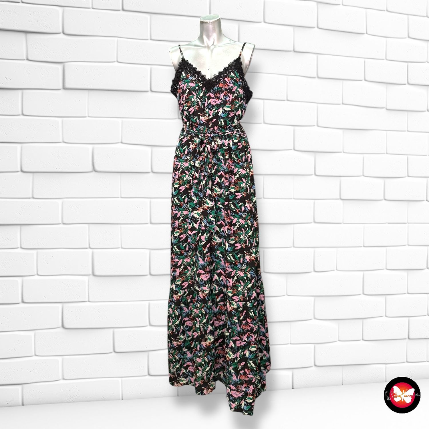 **HOY** Vestido largo de florecitas POM AMSTERDAM Talla 38