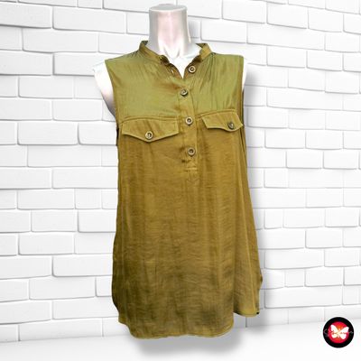 **HOY** Blusa satinada sin mangas Talla S/M