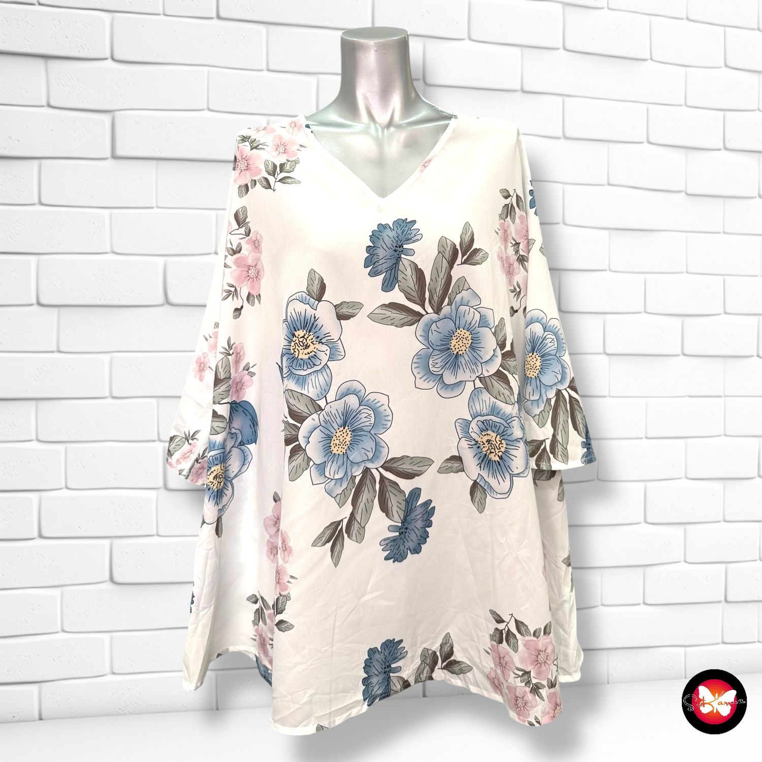**HOY** Blusa de media manga Talla 2XL (grande)