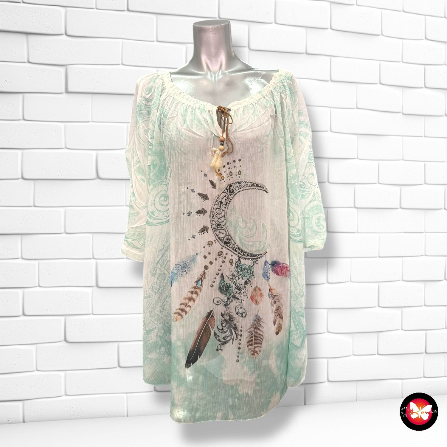 **HOY** Blusa tipo túnica Talla Única Grande