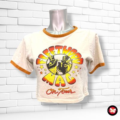 **HOY** Camiseta cropped &quot;FLEETWOOD&quot; Talla 38 (pequeña)