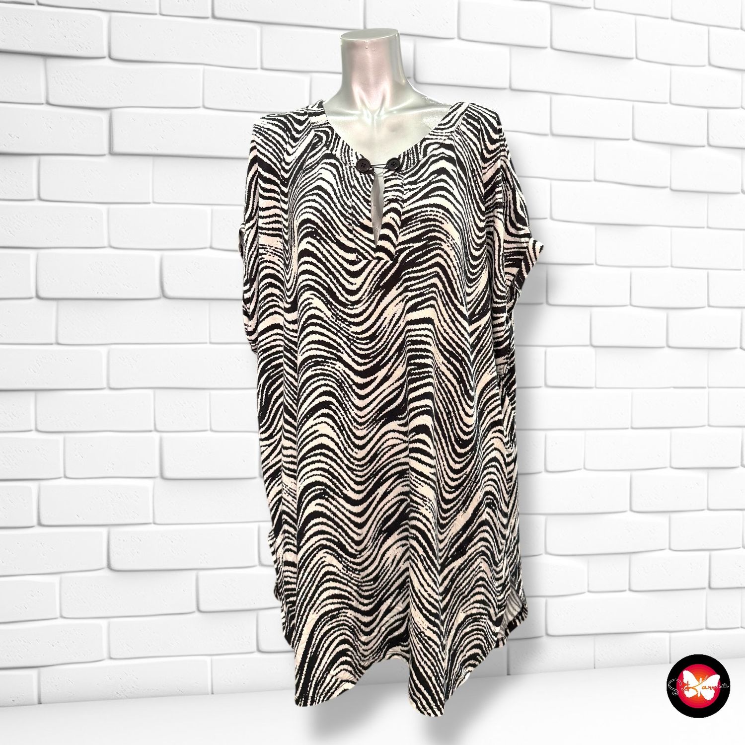 **HOY** Camiseta de manga corta &quot;CEBRA&quot; TU WOMAN Talla 50 (22UK)