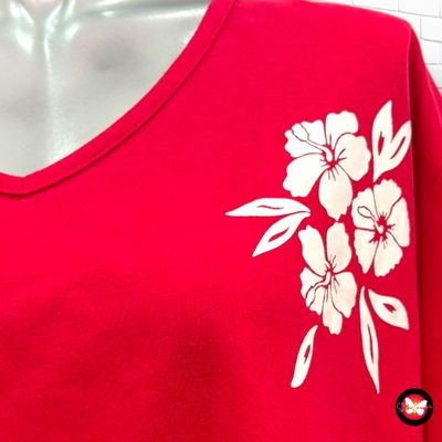 **HOY** Camiseta de manga corta con flores Talla 52