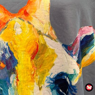 **HOY** Camiseta de manga corta &quot;JIRAFA&quot; Talla 3XL