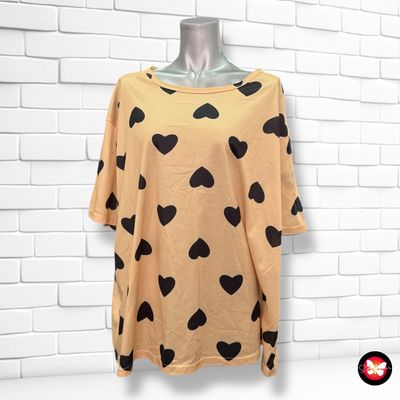 **HOY** Camiseta de manga corta &quot;CORAZONES&quot; Talla 3XL